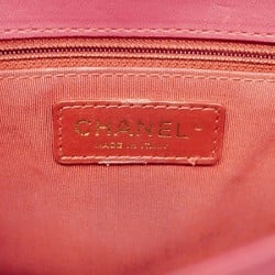 Chanel Shoulder Bag Matelasse Lambskin Pink Women's