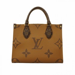 Louis Vuitton Tote Bag Monogram Reverse On The Go PM M46373 Brown Women's