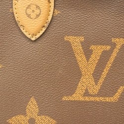 Louis Vuitton Tote Bag Monogram Reverse On The Go PM M46373 Brown Women's