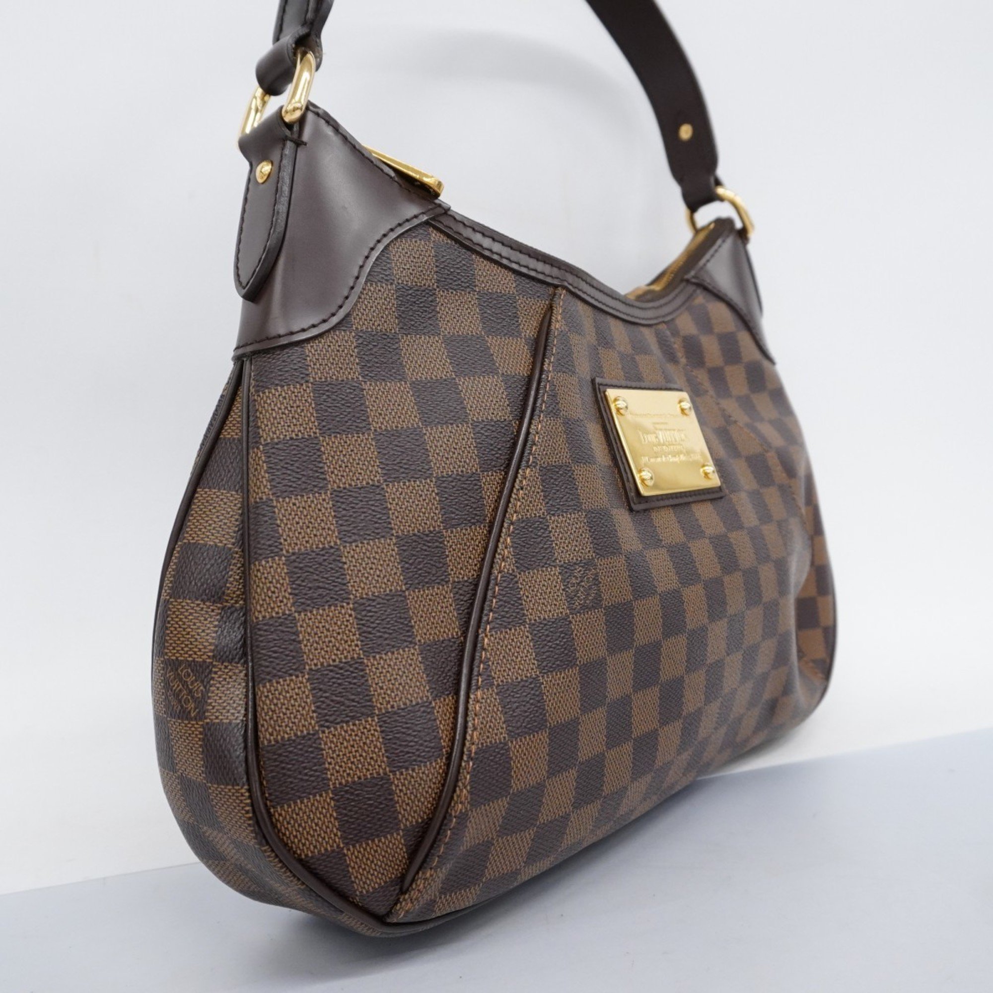 Louis Vuitton Shoulder Bag Damier Thames GM N48181 Ebene Ladies