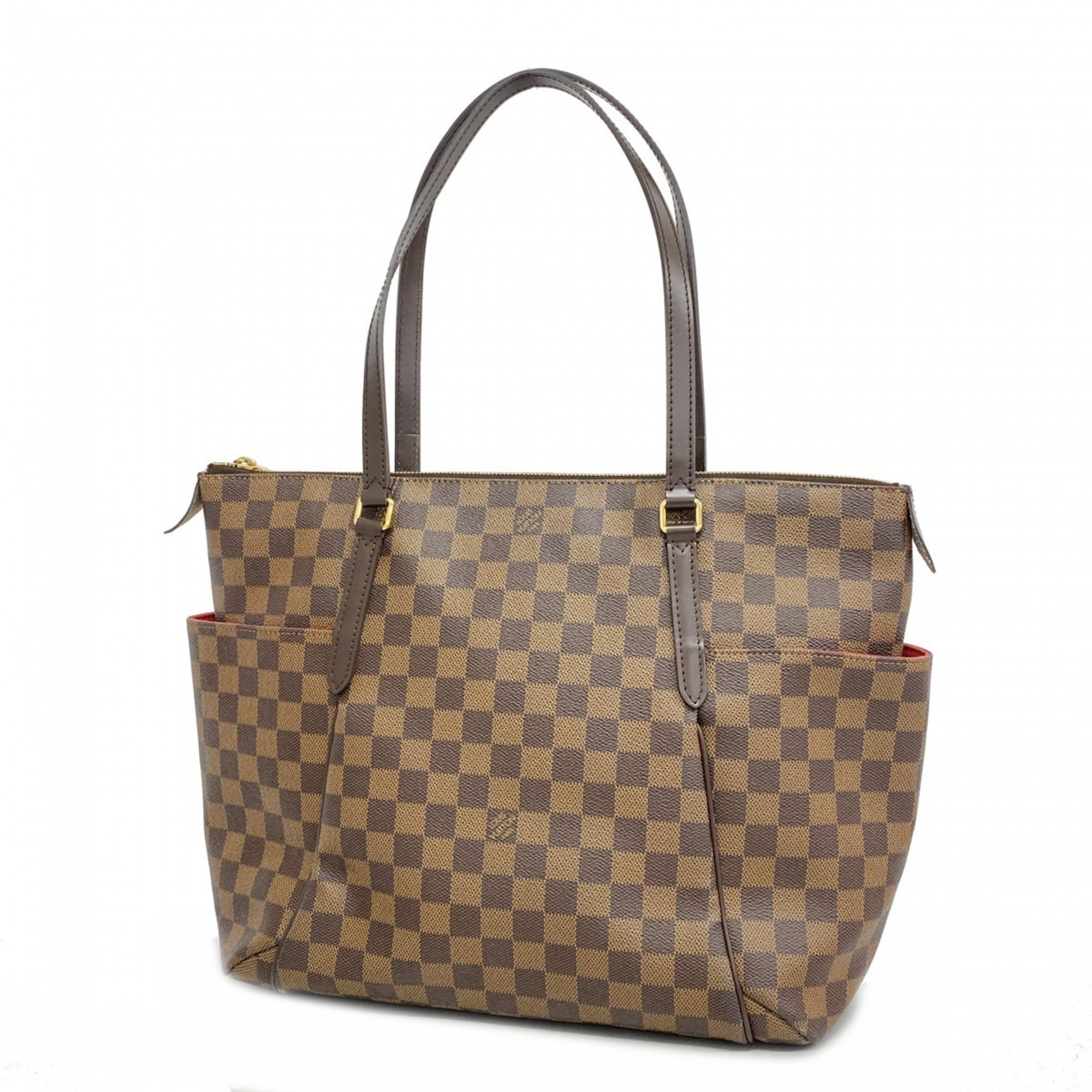 Louis Vuitton Tote Bag Damier Totally MM N41281 Ebene Women's