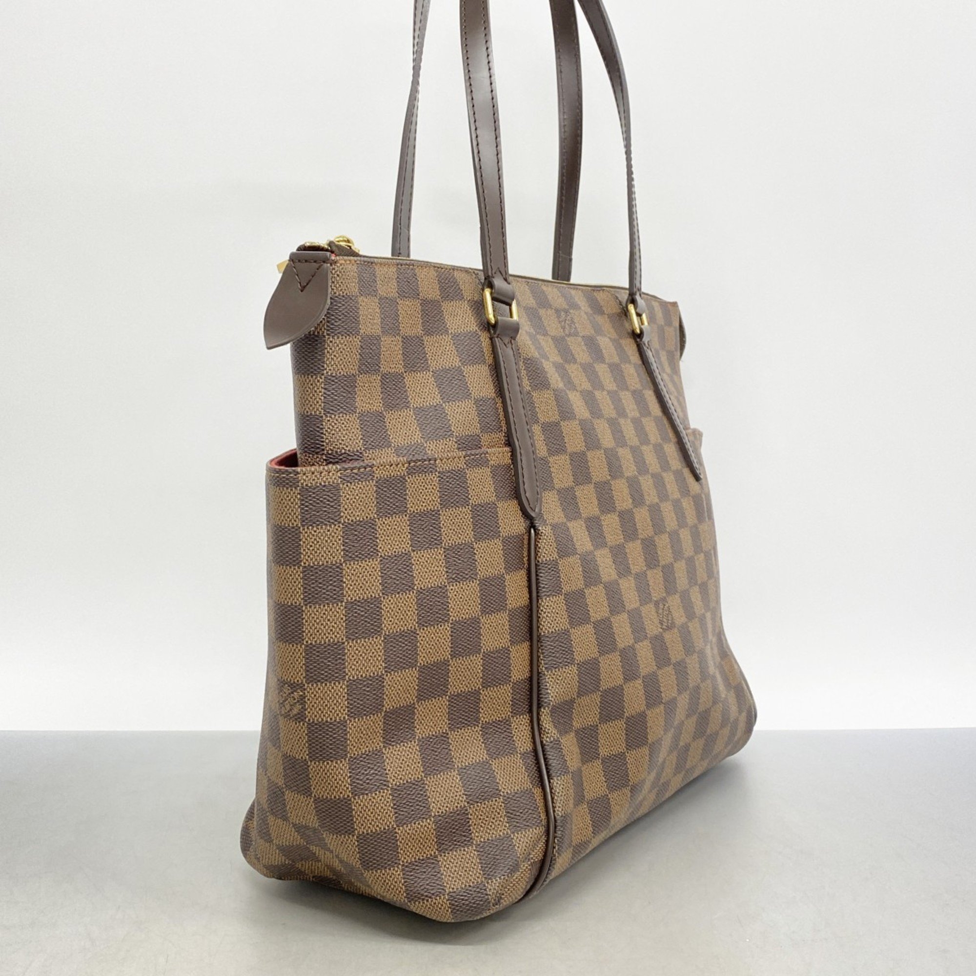 Louis Vuitton Tote Bag Damier Totally MM N41281 Ebene Women's