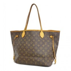 Louis Vuitton Tote Bag Monogram Neverfull MM M40156 Brown Women's