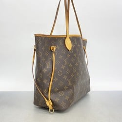 Louis Vuitton Tote Bag Monogram Neverfull MM M40156 Brown Women's