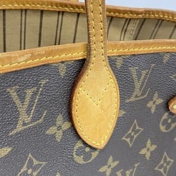 Louis Vuitton Tote Bag Monogram Neverfull MM M40156 Brown Women's