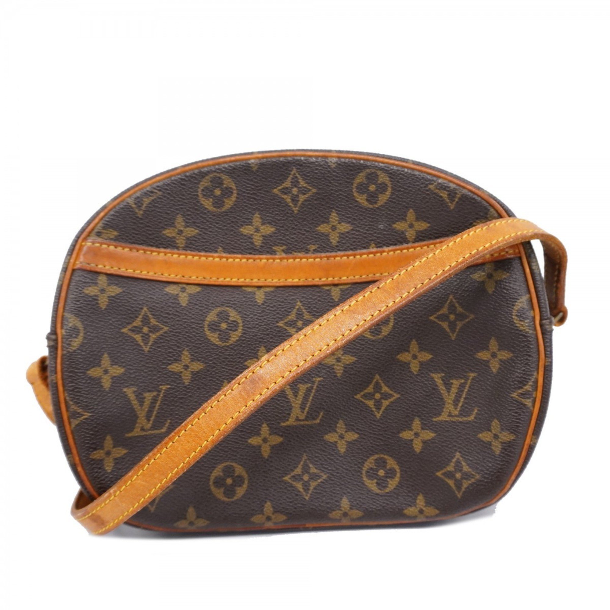 Louis Vuitton Shoulder Bag Monogram Blois M51221 Brown Ladies