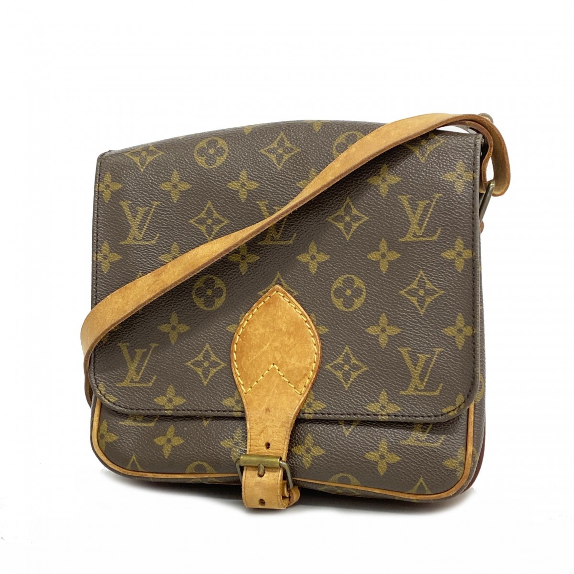 Louis Vuitton Shoulder Bag Monogram Cartesier 22 M51253 Brown Women's