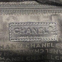 Chanel Shoulder Bag Chocolate Bar Caviar Skin Black Women's