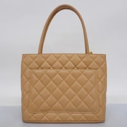 Chanel Tote Bag, Reproduction Tote, Caviar Skin, Beige, Women's