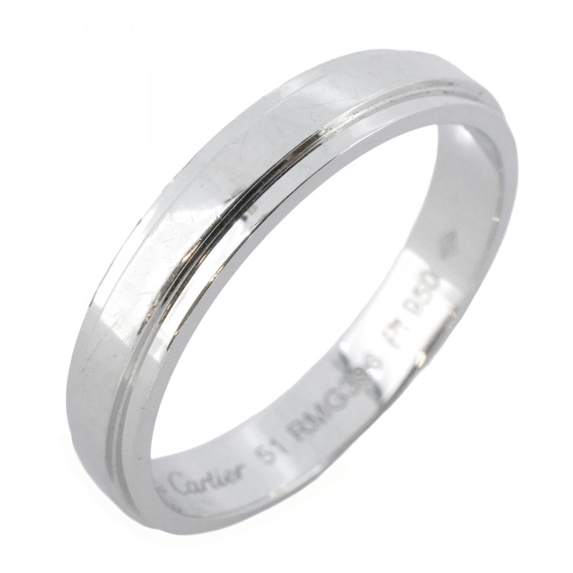 Cartier Ring D'Amour Pt950 Platinum #51 Ladies