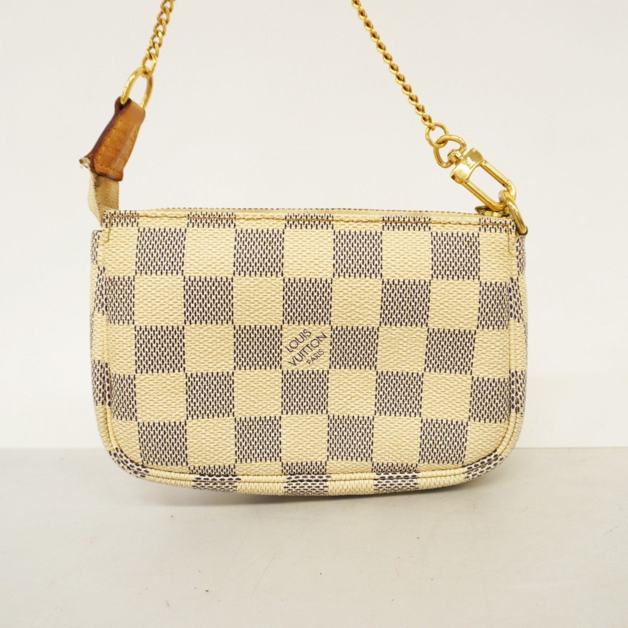 Louis Vuitton Pouch Damier Azur Pochette Accessoires N58010 White Women's