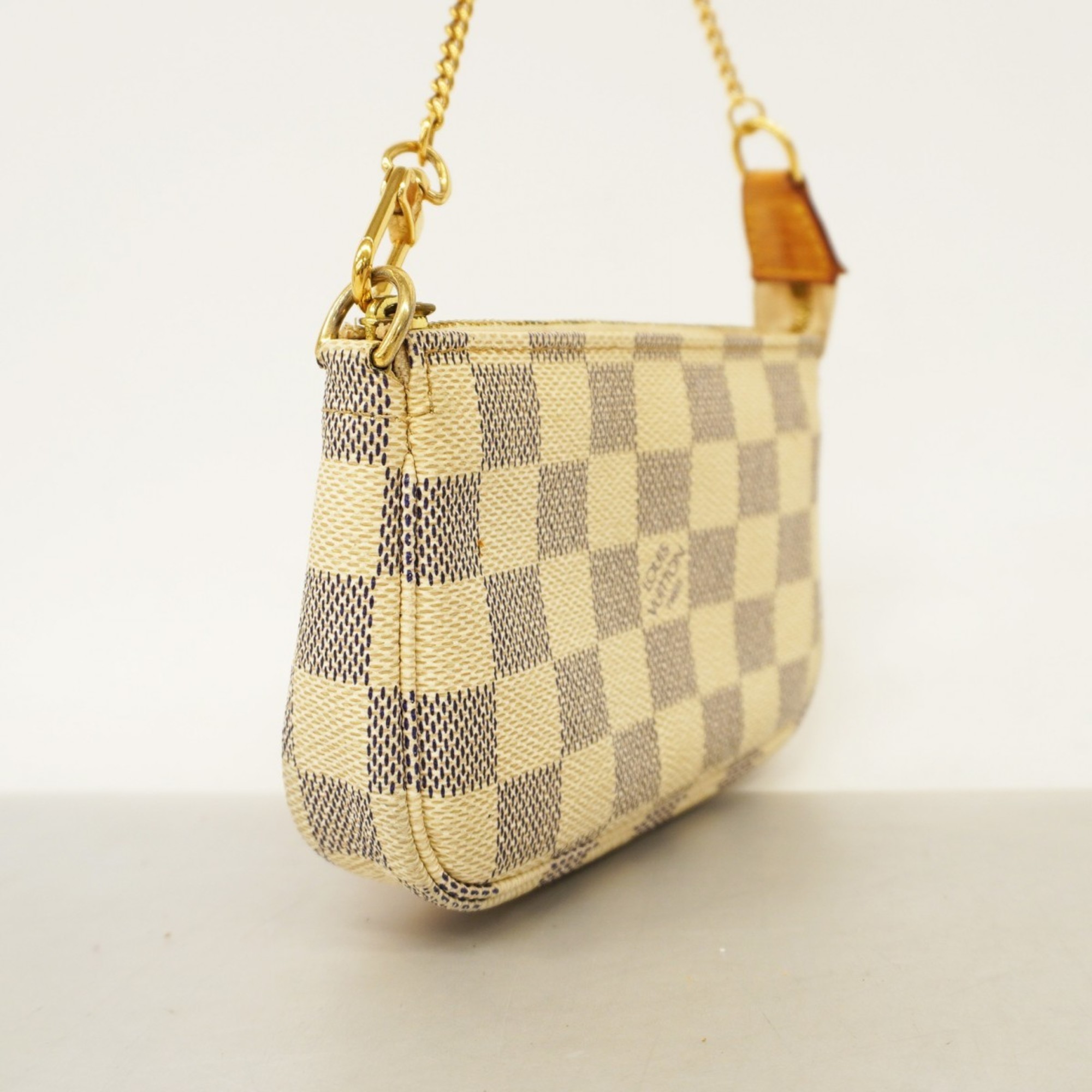 Louis Vuitton Pouch Damier Azur Pochette Accessoires N58010 White Women's