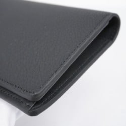 Louis Vuitton Long Wallet LV Aerogramme Portefeuille Brazza NM M69980 Black Men's