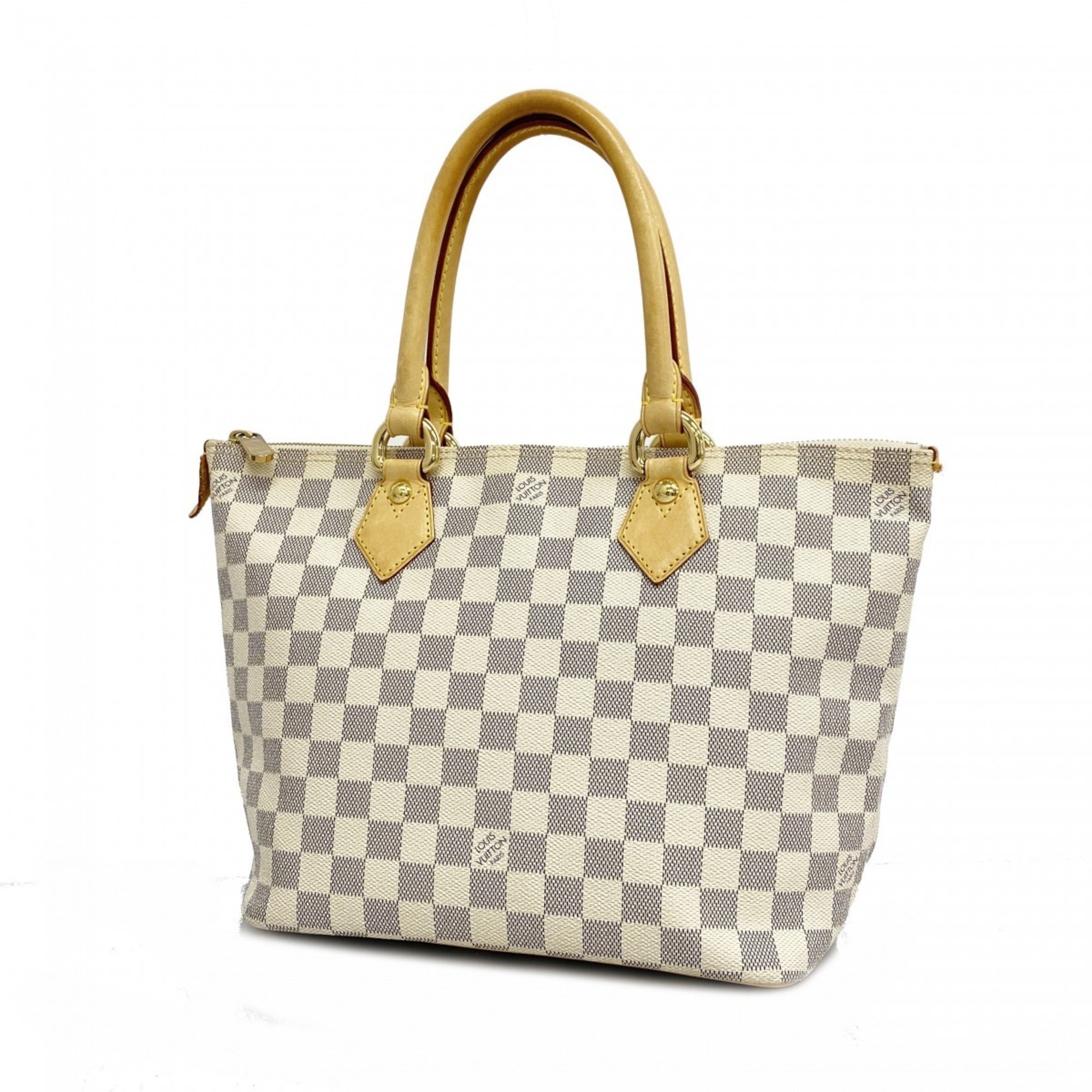 Louis Vuitton Tote Bag Damier Azur Saleya PM N51186 White Women's