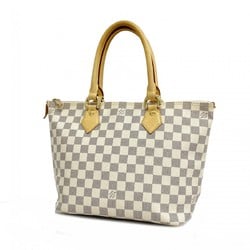 Louis Vuitton Tote Bag Damier Azur Saleya PM N51186 White Women's