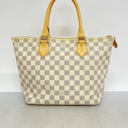 Louis Vuitton Tote Bag Damier Azur Saleya PM N51186 White Women's