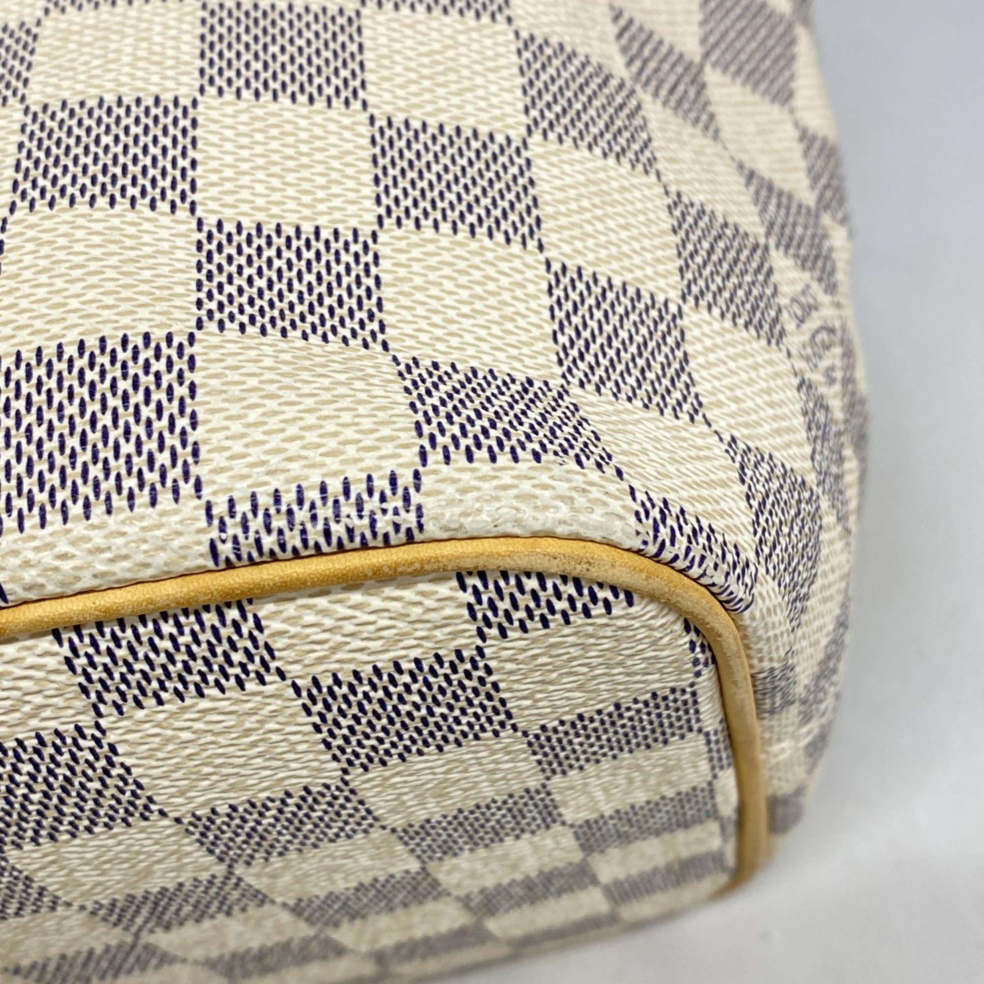 Louis Vuitton Tote Bag Damier Azur Saleya PM N51186 White Women's