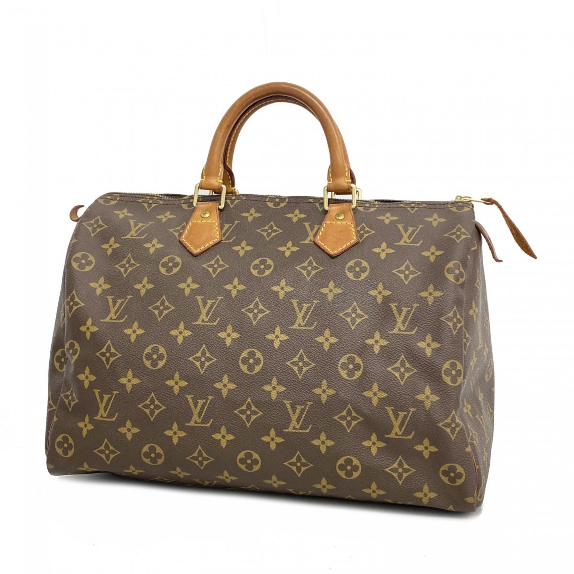 Louis Vuitton Handbag Monogram Speedy 35 M41107 Brown Ladies