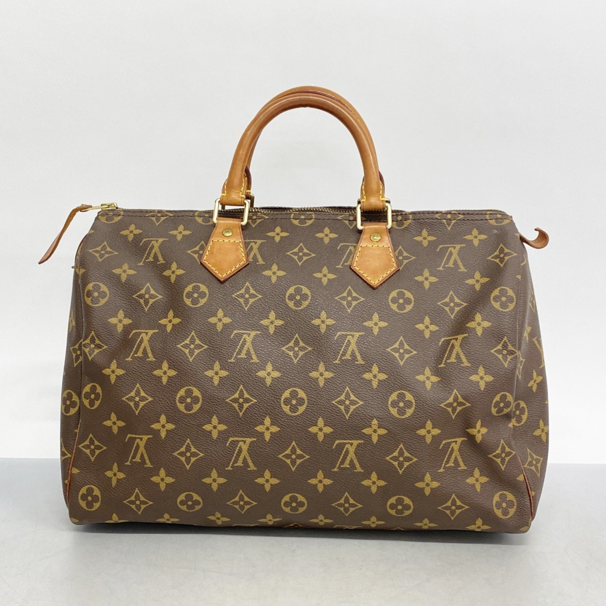 Louis Vuitton Handbag Monogram Speedy 35 M41107 Brown Ladies