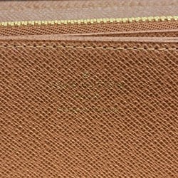 Louis Vuitton Long Wallet Monogram Zippy M42616 Brown Men's Women's