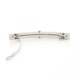 Hermes HERMES Irene Barrette Stainless Steel GP (Gold Plated) Women's Silver Gold