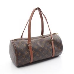 LOUIS VUITTON Papillon 30 Handbag Bag Coated Canvas Leather Monogram Women's Brown M51365