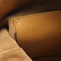 LOEWE Flamenco Purse Bucket Bag Shoulder Leather Women's Brown 11FPBX02