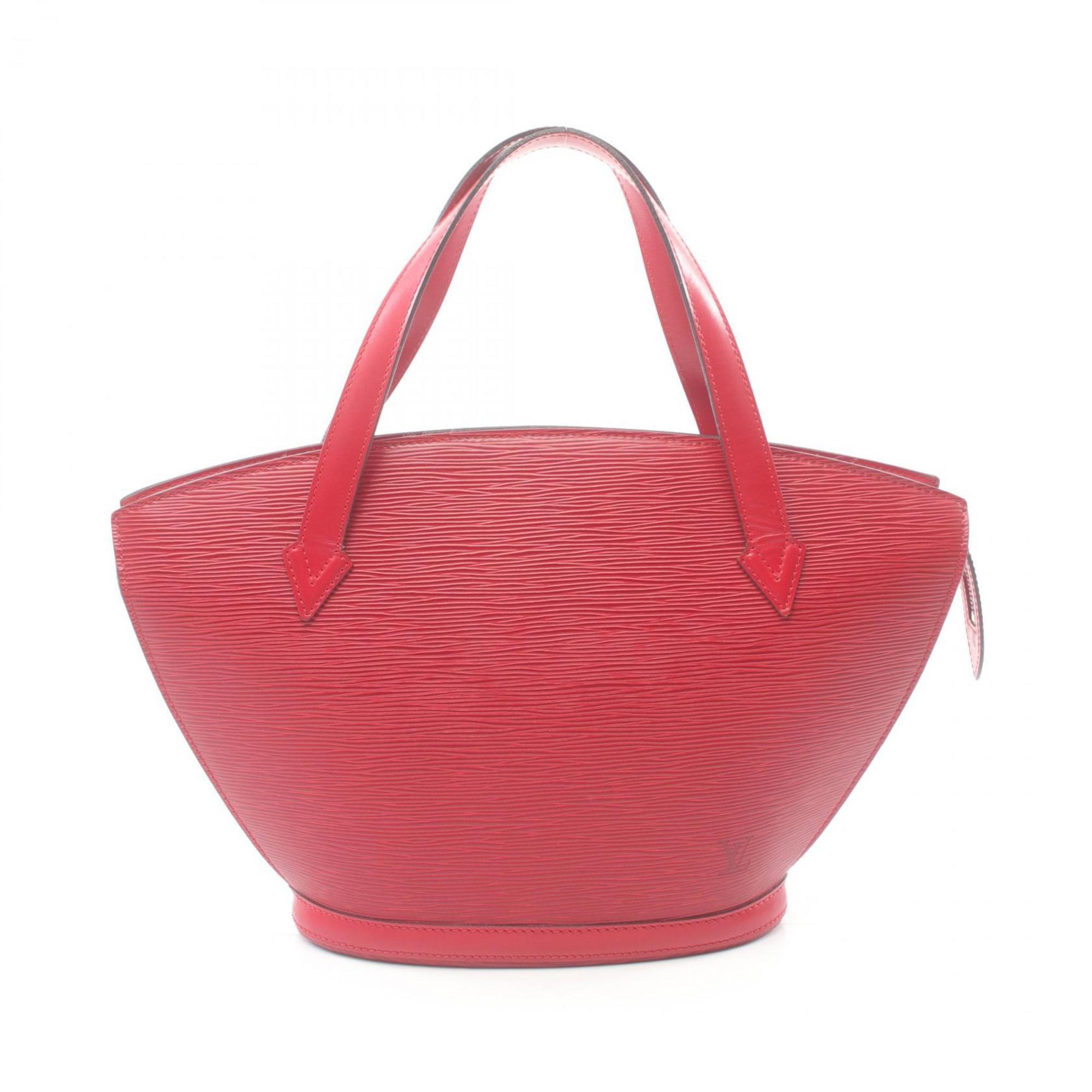 Louis Vuitton Saint Jacques Epi Castilian Red Handbag Bag Leather Women's M52277