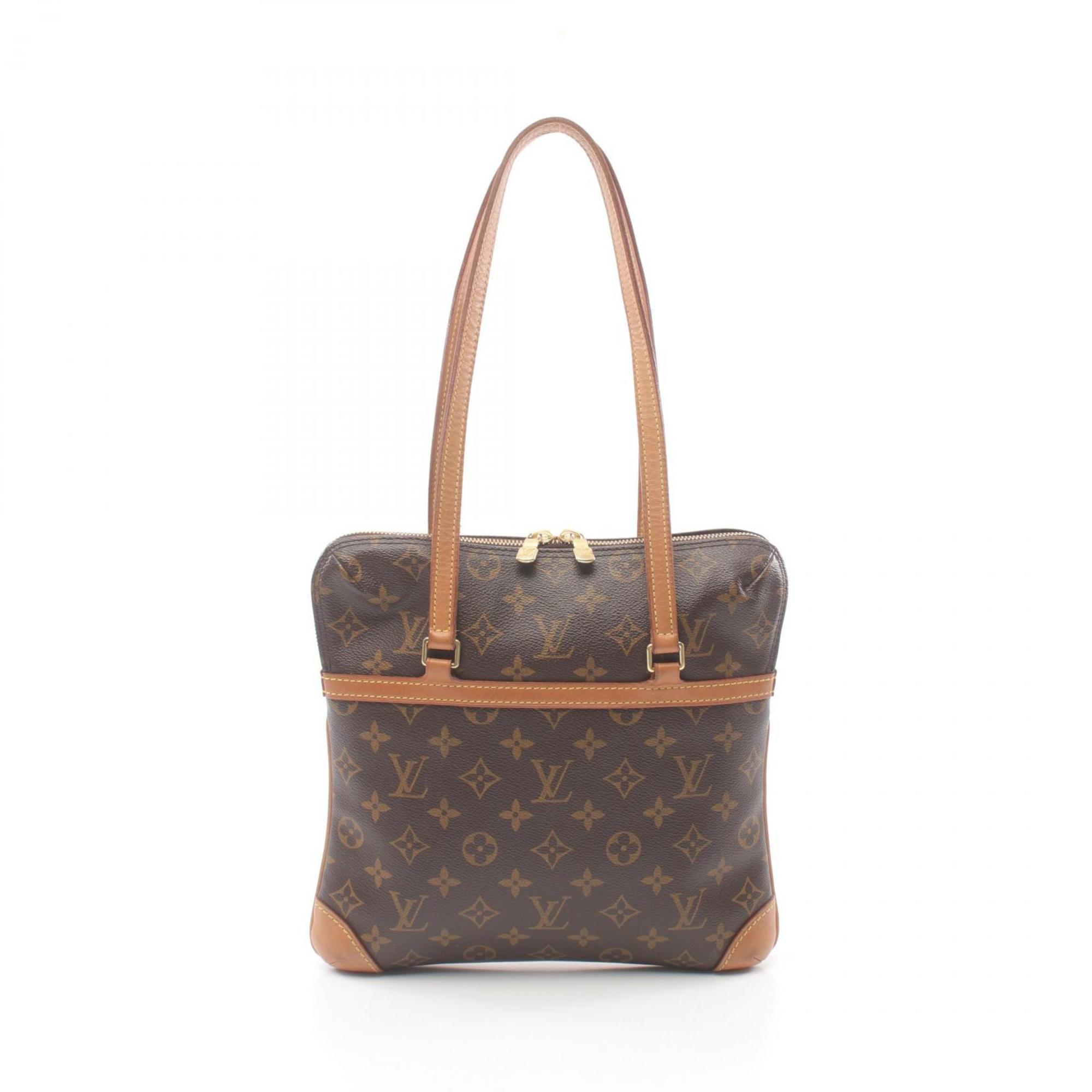 Louis Vuitton Coussin GM Monogram Shoulder Bag, Coated Canvas, Leather, Women's, Brown, M51141