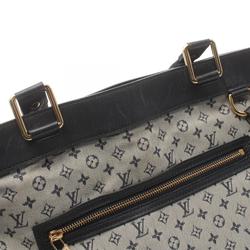 Louis Vuitton LOUIS VUITTON Lucille GM Monogram Blue Tote Bag Canvas Leather Women's Gray Navy M92675