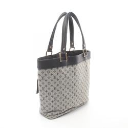 Louis Vuitton LOUIS VUITTON Lucille GM Monogram Blue Tote Bag Canvas Leather Women's Gray Navy M92675