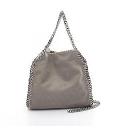 Stella McCartney Falabella Shoulder Bag, Faux Leather, Women's, Grey, 371223