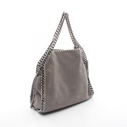 Stella McCartney Falabella Shoulder Bag, Faux Leather, Women's, Grey, 371223