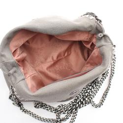 Stella McCartney Falabella Shoulder Bag, Faux Leather, Women's, Grey, 371223