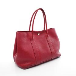 Hermes HERMES Garden PM Tote Bag Negonda Women's Red