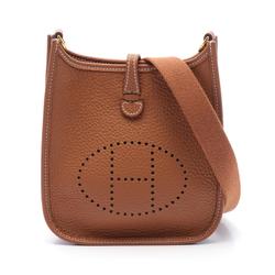 Hermes HERMES Evelyn TPM Gold Shoulder Bag Taurillon Clemence Women's Brown