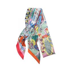 Hermes Twilly EXPOSITION UNIVERSELL Silk Scarf for Women Multicolor