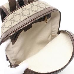 GUCCI Ophidia GG Supreme Backpack Bag Coated Canvas Leather Women's Beige Multicolor 547965