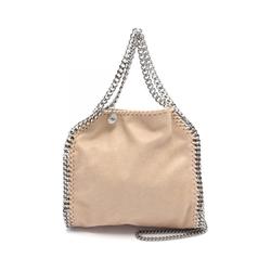 Stella McCartney Falabella Shoulder Bag, Faux Leather, Women's, Beige, 371223