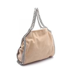 Stella McCartney Falabella Shoulder Bag, Faux Leather, Women's, Beige, 371223