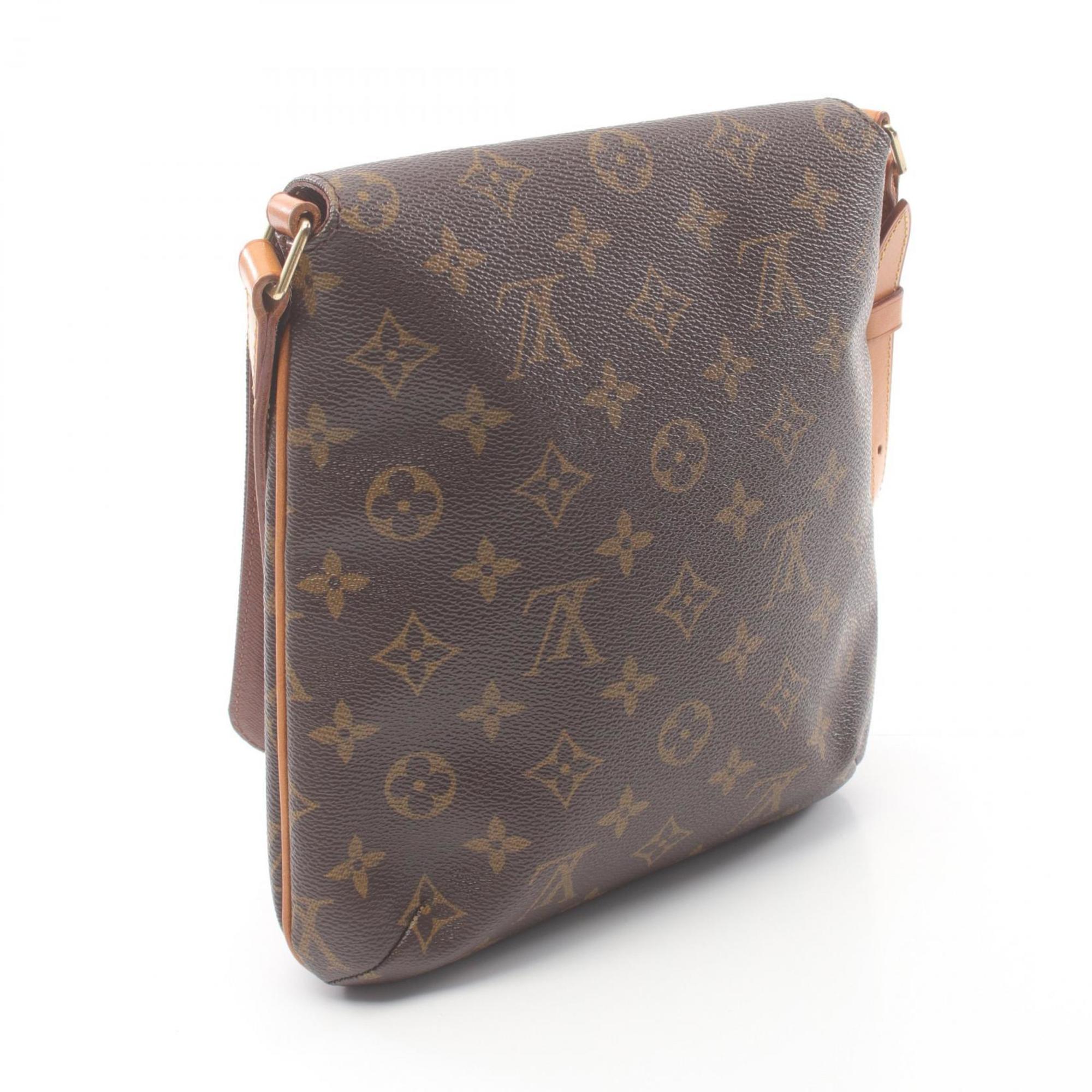 Louis Vuitton Musette Salsa Short Strap Monogram Shoulder Bag, Coated Canvas, Leather, Women's, Brown, M51258