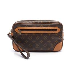 Louis Vuitton LOUIS VUITTON Marly Dragonne Monogram Second Bag Clutch Coated Canvas Leather Men's Women's Brown M51825