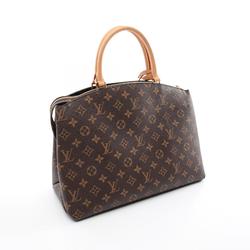 LOUIS VUITTON Grand Palais MM Handbag Bag Coated Canvas Leather Monogram Women's Brown M45898