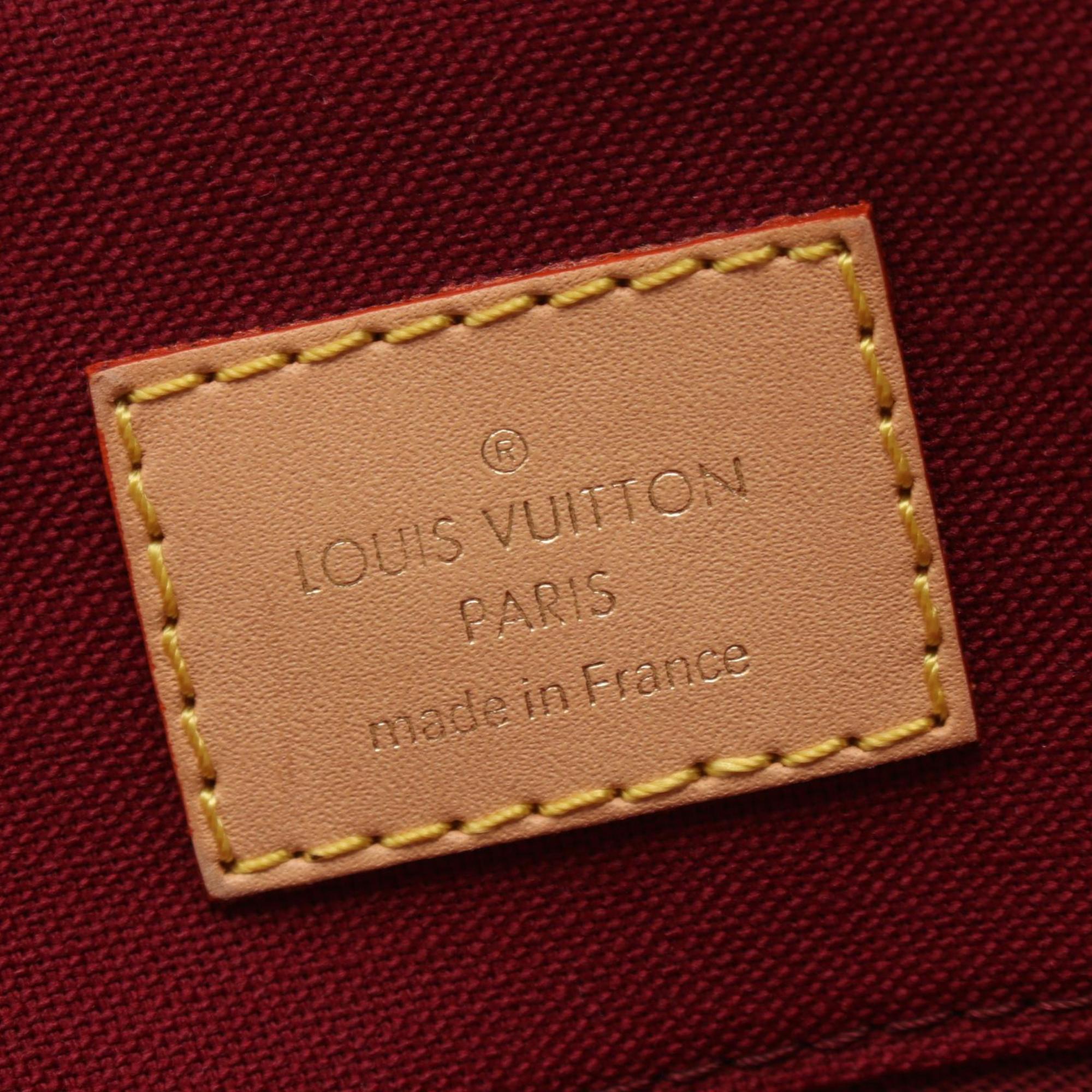 LOUIS VUITTON Grand Palais MM Handbag Bag Coated Canvas Leather Monogram Women's Brown M45898