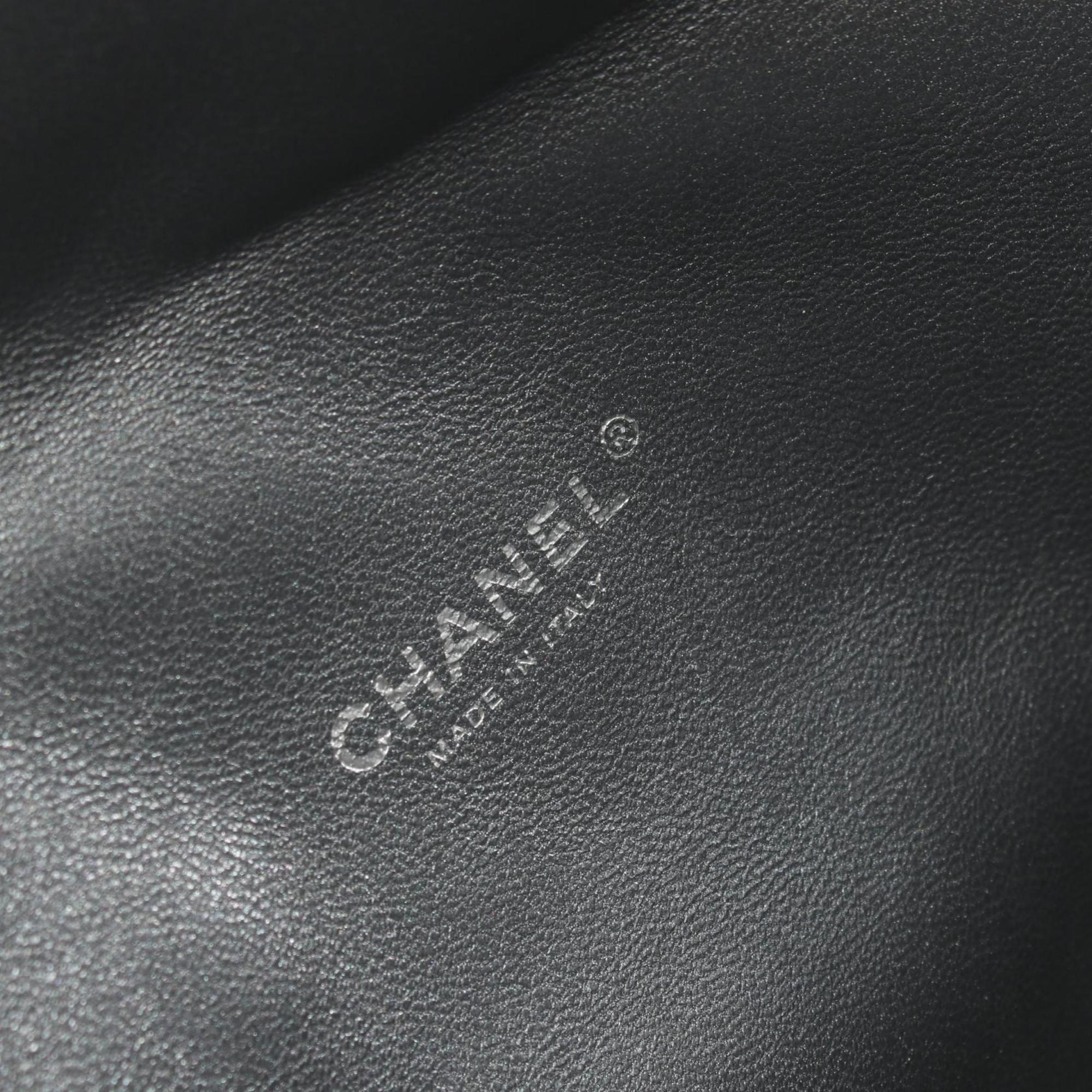 CHANEL 2.55 Matelasse Tote Bag Leather Women's Silver