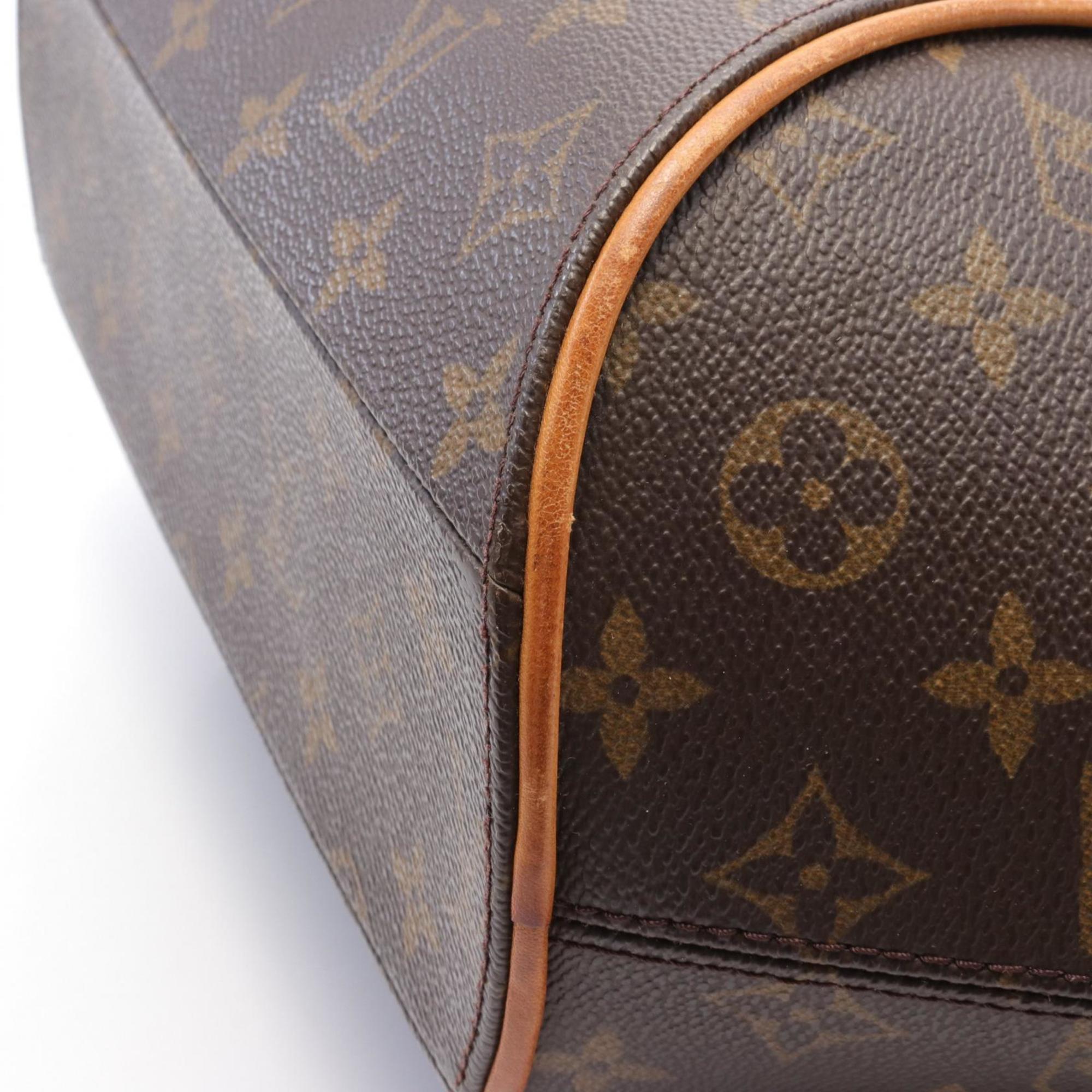 LOUIS VUITTON Ellipse MM Handbag Bag Coated Canvas Leather Monogram Women's Brown M51126