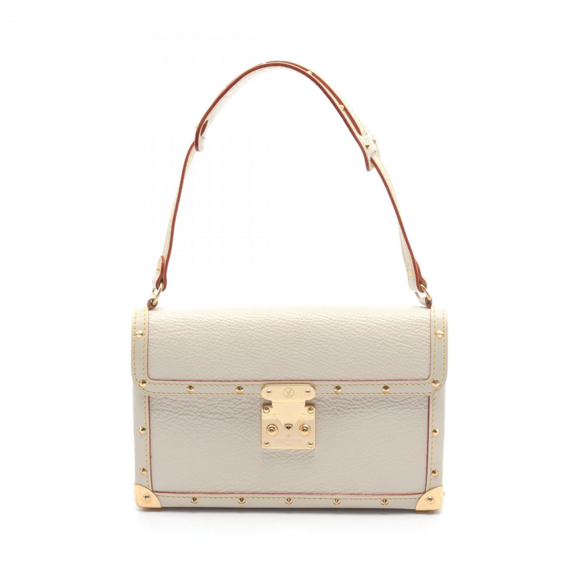 Louis Vuitton Emauble Suhali Bron Shoulder Bag, Leather, Women's, Ivory