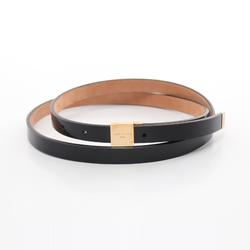 Louis Vuitton LOUIS VUITTON Santur Carre Grace Belt Clothing Leather Women's Black