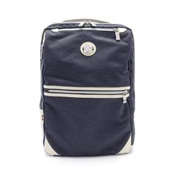 Orobianco JEANS Rucksack Backpack Bag Leather Polyester Men's Navy White 92246