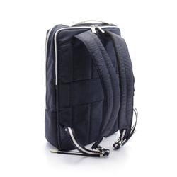 Orobianco JEANS Rucksack Backpack Bag Leather Polyester Men's Navy White 92246